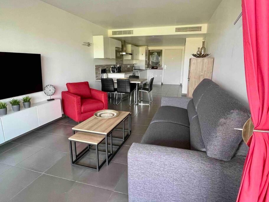Superbe Appartement, Piscine, Vue Mer Et Montagnes Antibes Exteriér fotografie